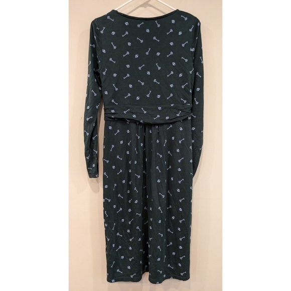 Boden Mabel Jersey Dress in Lock & Key Size 6 Long - Picture 3 of 9